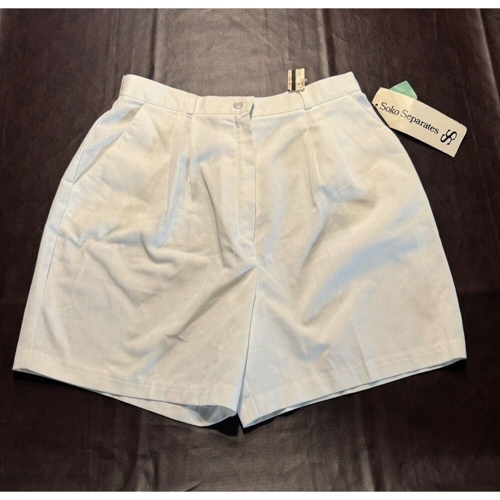 Vintage SOKO Separates Mom Shorts White Sz 16 NWTs Hudsons